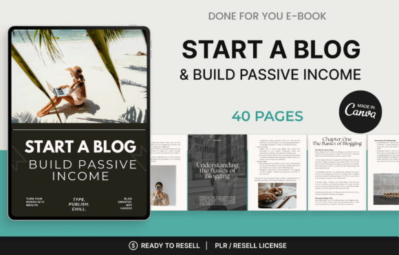 Download Start a Blog &amp; Build Passive Income - Blog Collection