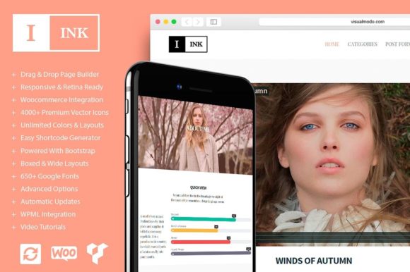 Download Ink WordPress Theme - Blog Builder - Blog Collection