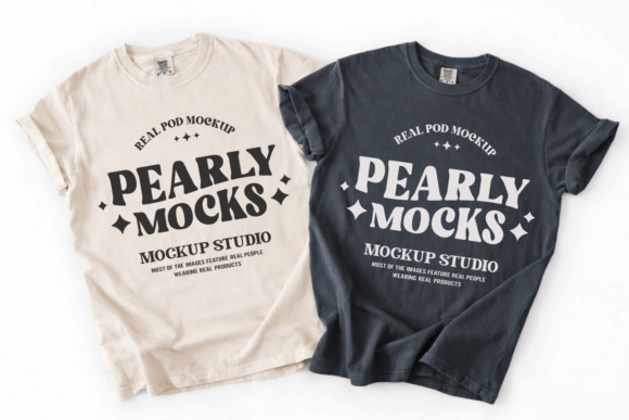 Download Comfort Colors 1717 Group T-shirt Mockup - Comfort Collection
