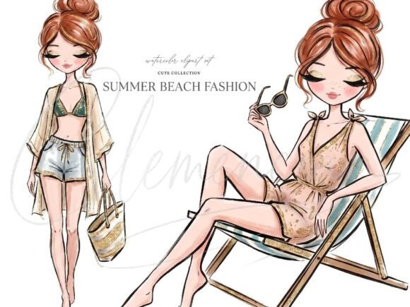 Download Beach Fashion Girl Clipart PNG - Girl Collection
